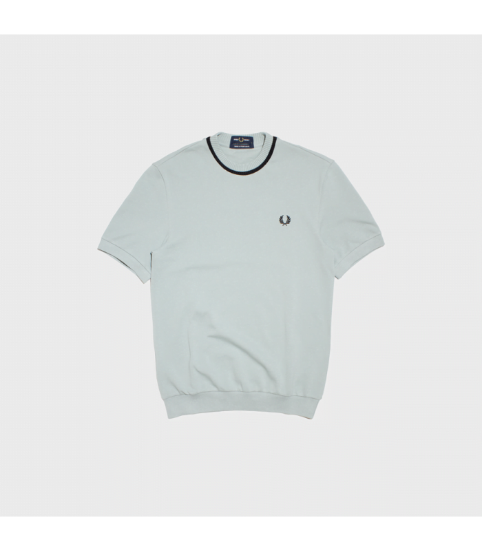 FRED PERRY CREW NECK PIQUE T-SHIRT