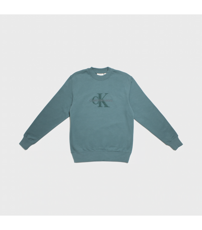 CK CHENILLE MONOLOGO CREWNECK