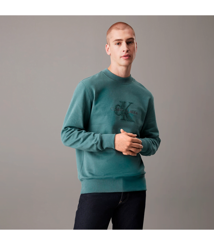 CK CHENILLE MONOLOGO CREWNECK