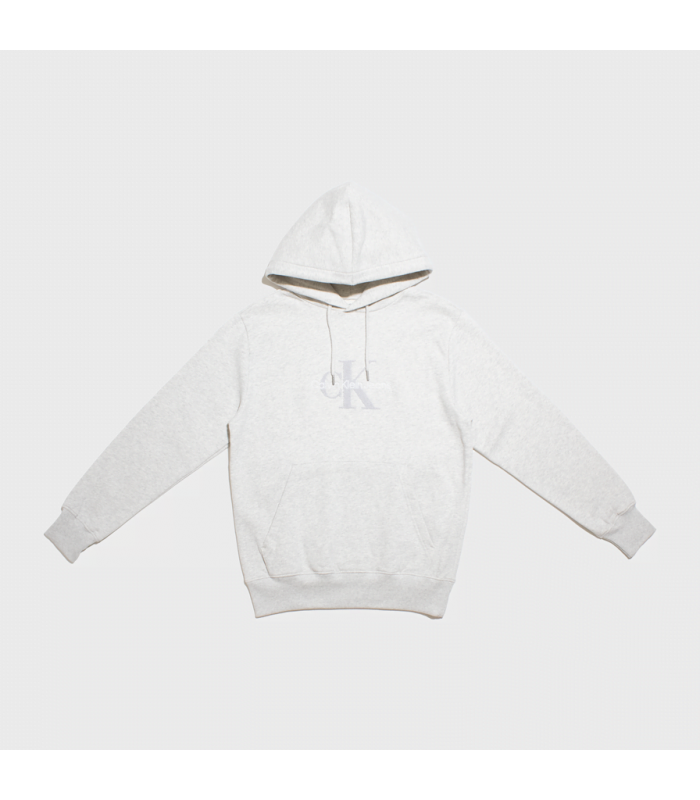 CK CHENILLE MONOLOGO HOODIE