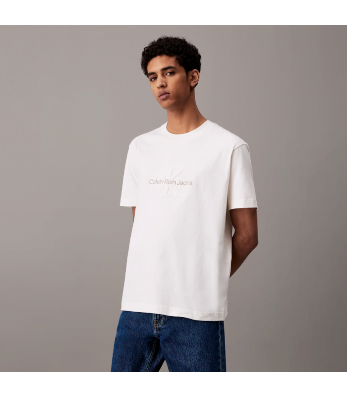 CK CHENILLE MNOLOGO TEE
