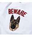 MARKET BEWARE SIGN T-SHIRT