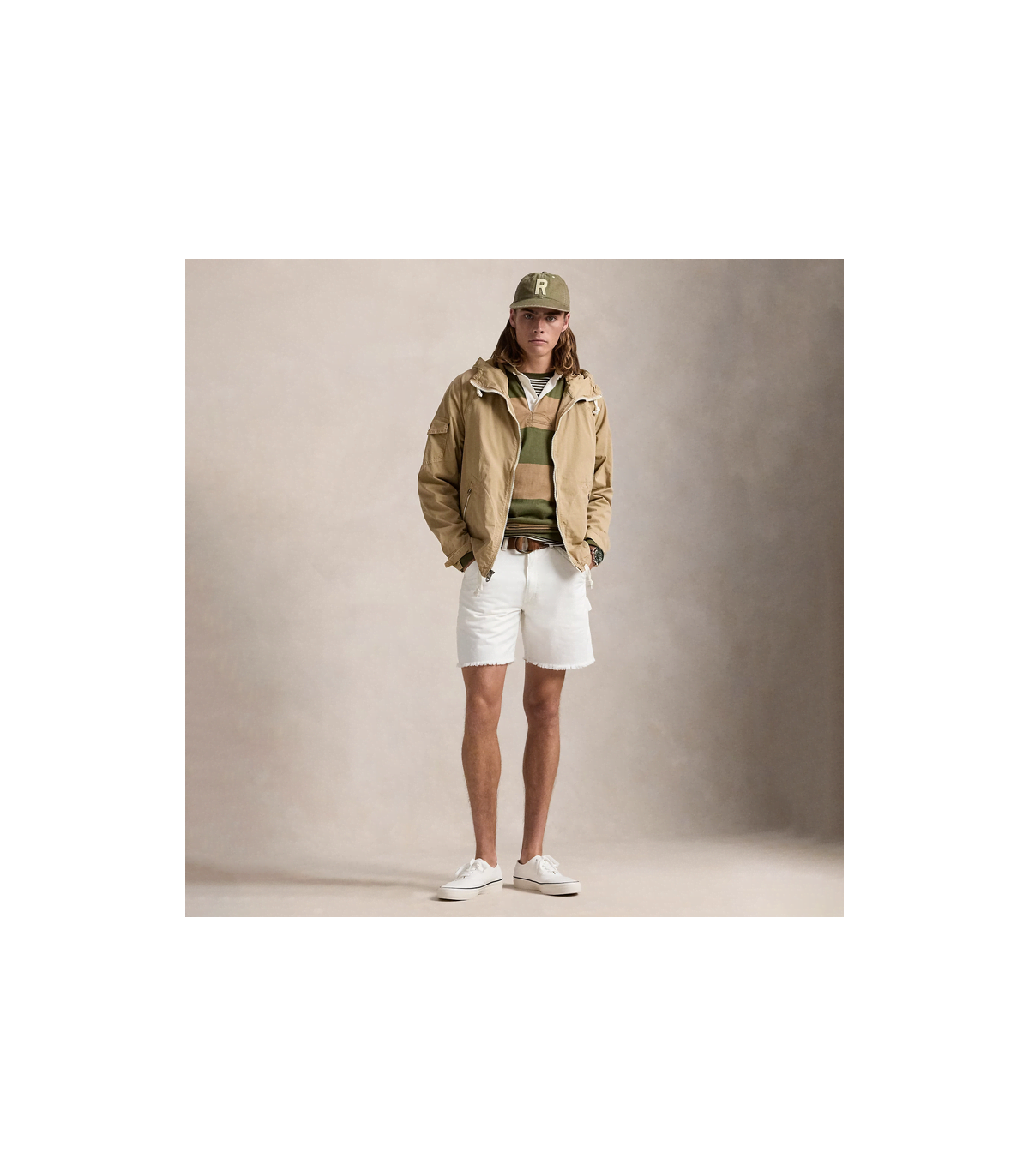 PRL COTTON NYLON BOMBER