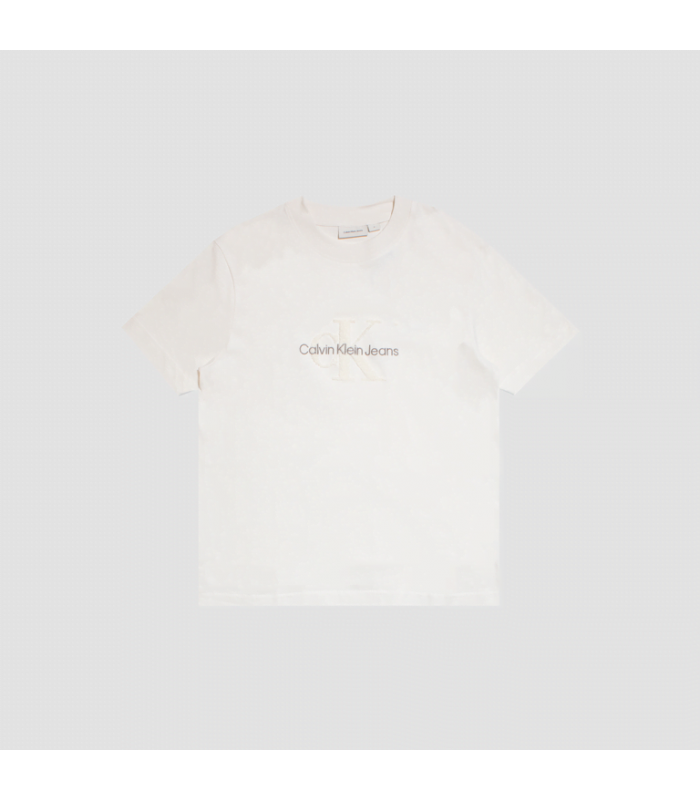 CK CHENILLE MNOLOGO TEE