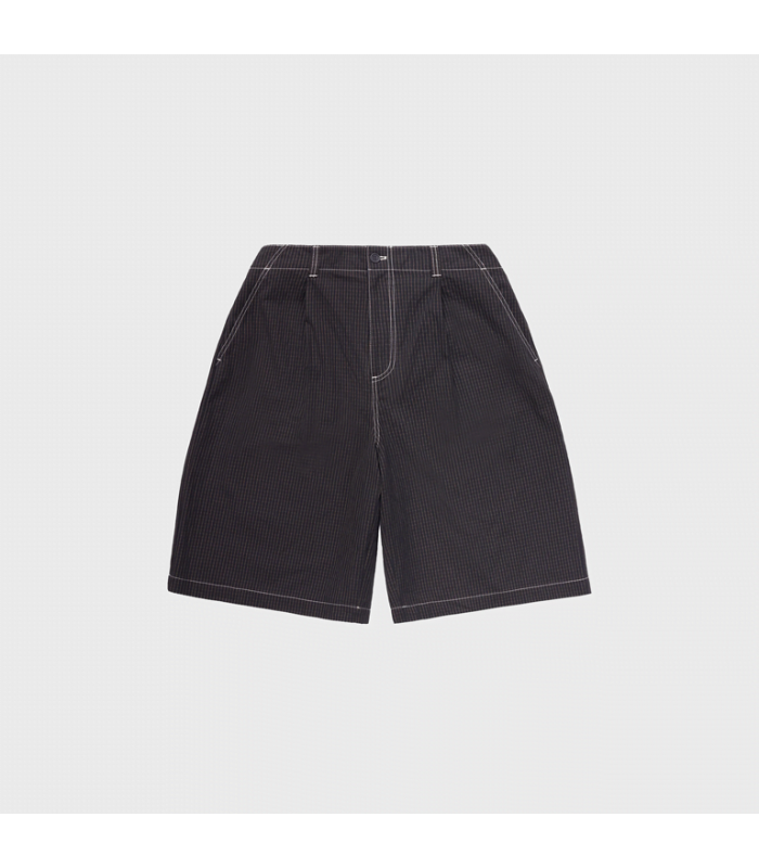 SCRT GRIDSTOP PLEATED SHORTS