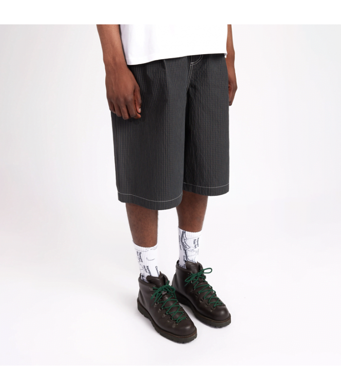 SCRT GRIDSTOP PLEATED SHORTS