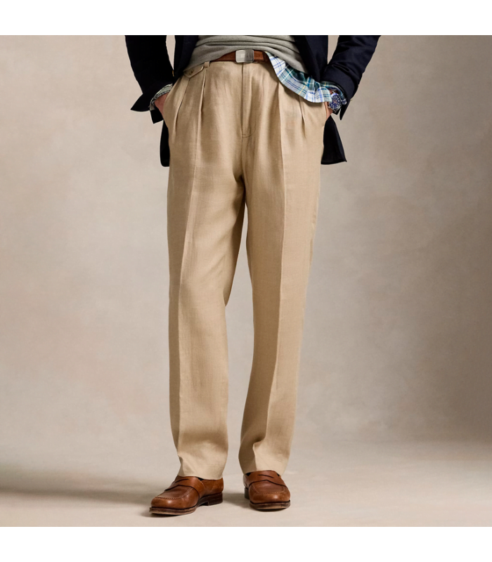 PRL WHITMAN PLEATED CHINO