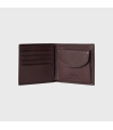 PRL PEBBLE LEATHER BILL WALLET 