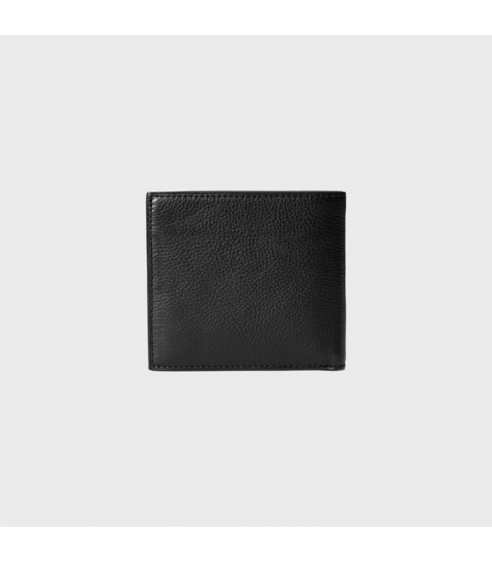 PRL PEBBLE LEATHER BILL WALLET 
