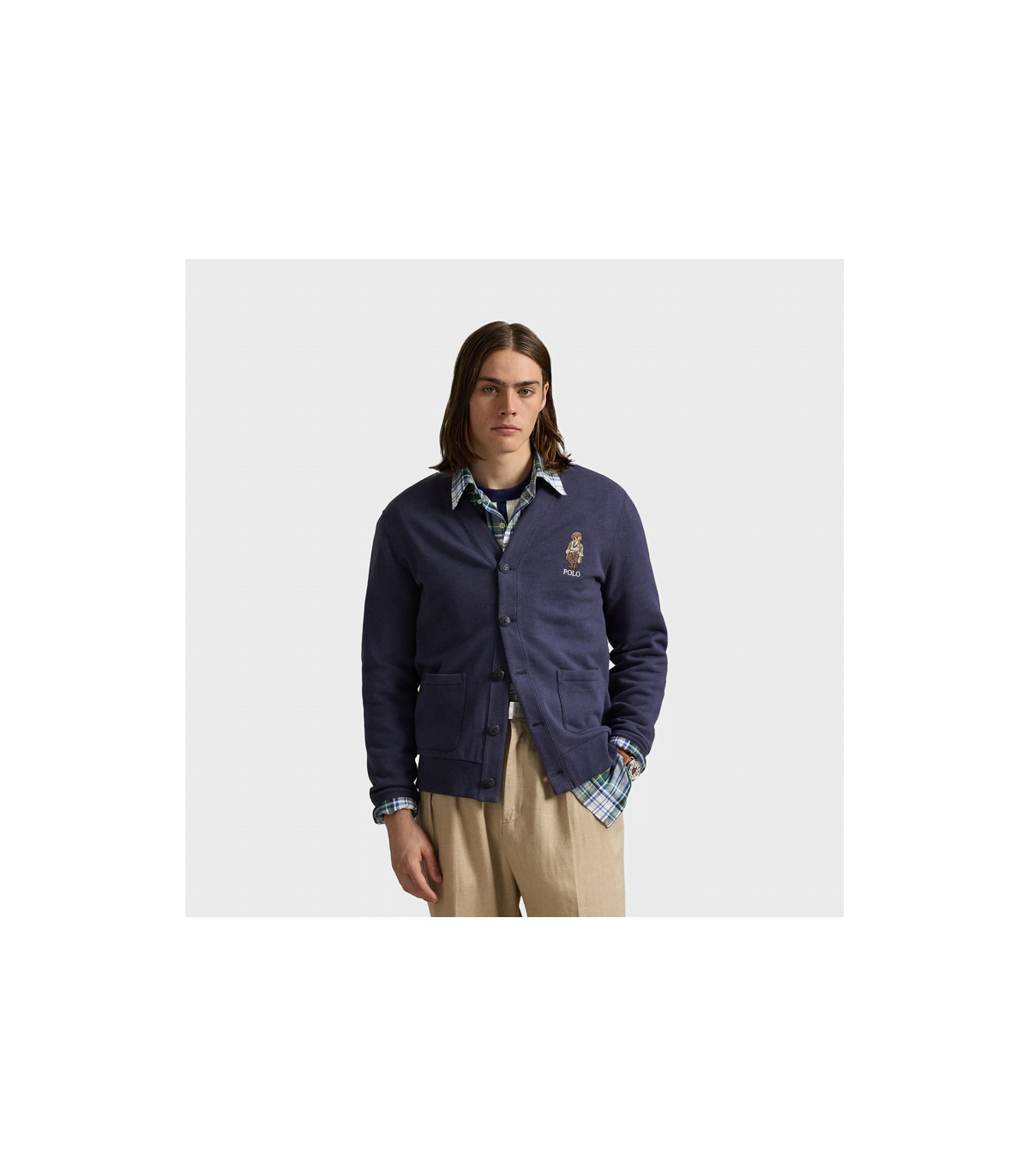 PRL POLO BEAR CARDIGAN 