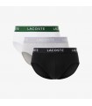 LACOSTE PACK 3 SLIPS 