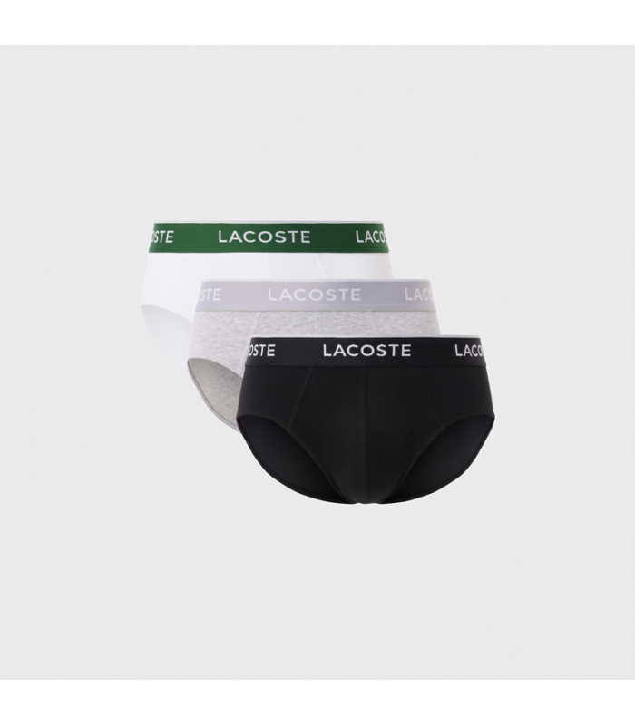 LACOSTE PACK DE 3 SLIPS