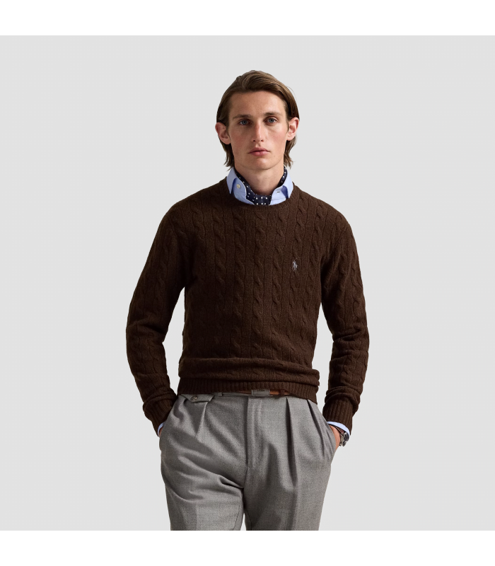 PRL LONG SLEEVE PULLOVER WOOL