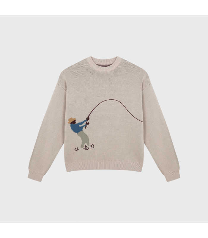 PALARD WHITE MARLIN KNIT SWEATER