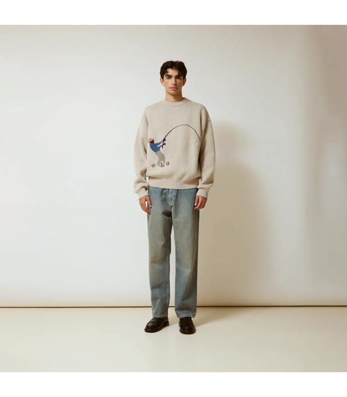 PALARD WHITE MARLIN KNIT SWEATER