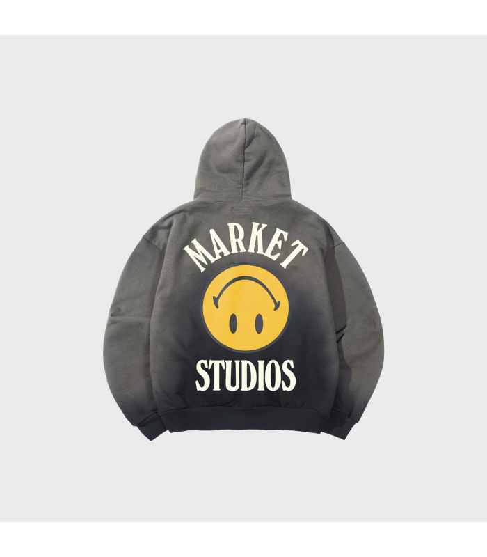 MARKET SMILEY UPSIDE DOWN LOCK UP HOODDI