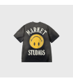 MARKET SMILEY UPSIDE DOWN LOCKUP T-SHIRT