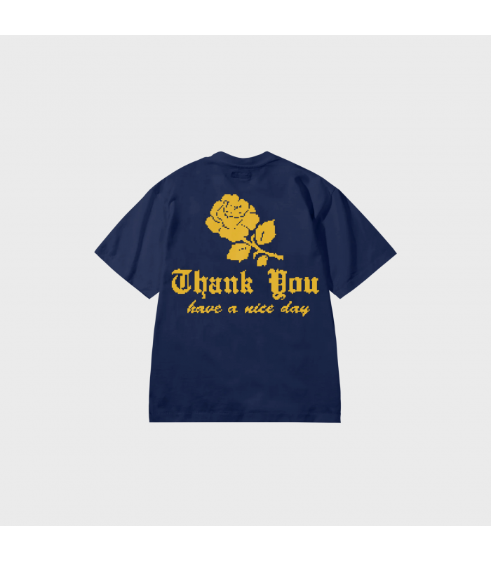 MARKET THANK YOU NEEDLE POINT T-SHIRT
