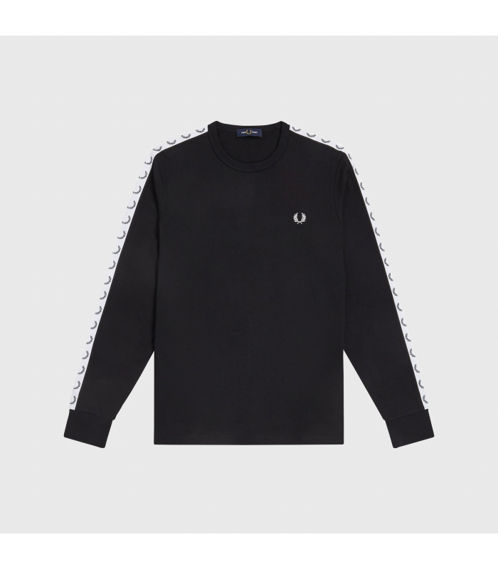 FRED PERRY TAPED LONG SLEEVE T-SHIRT