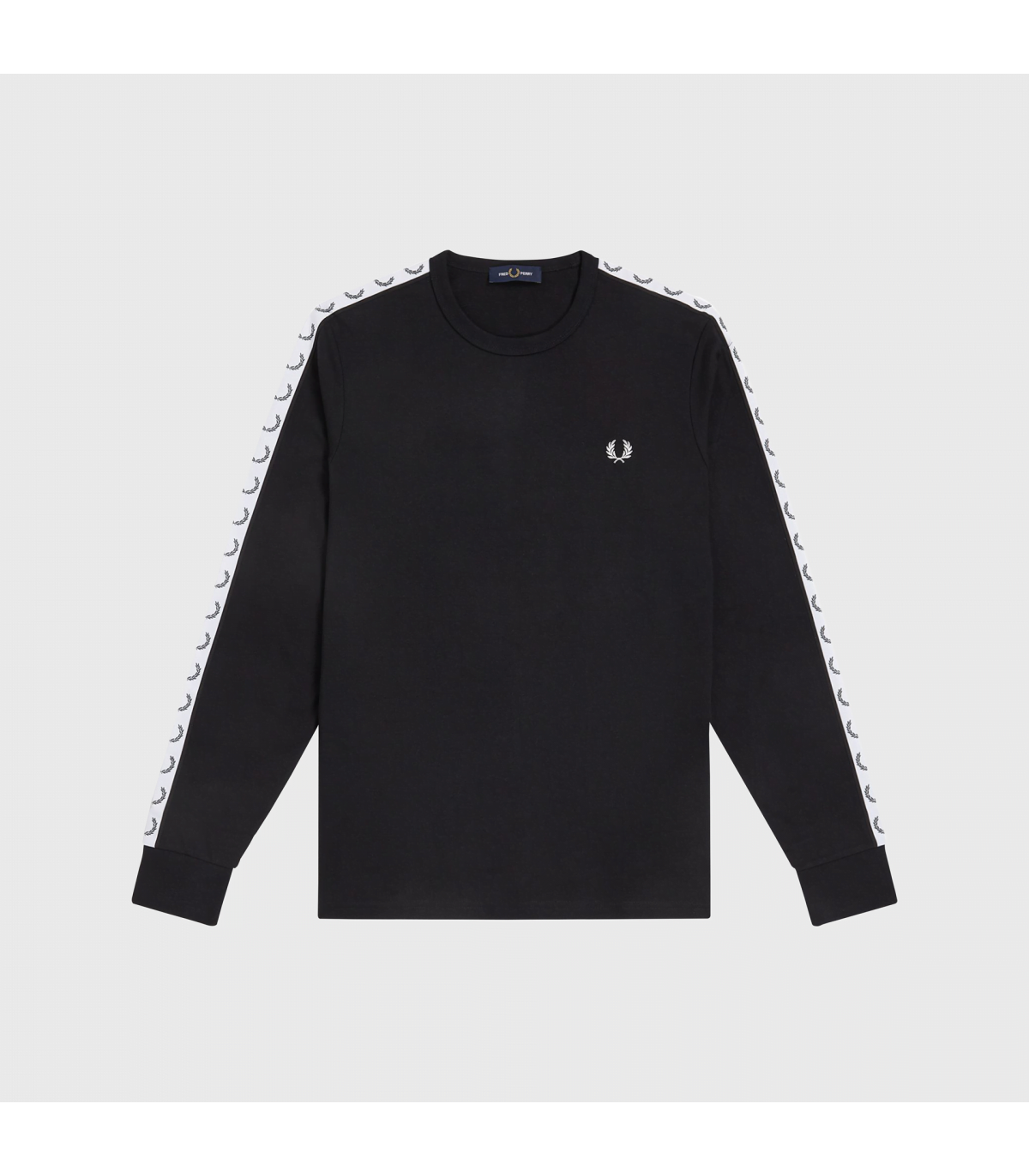 FRED PERRY TAPED LONG SLEEVE T-SHIRT
