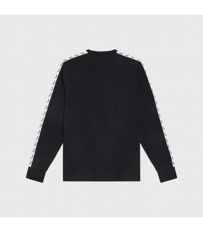 FRED PERRY TAPED LONG SLEEVE T-SHIRT