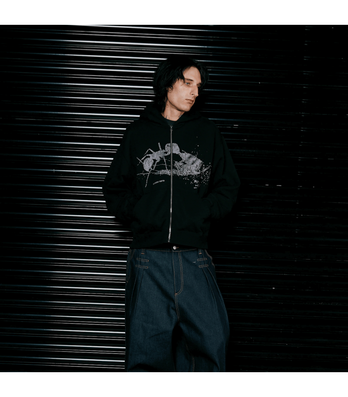 SCRT ANT ZIP-UP HOODIE