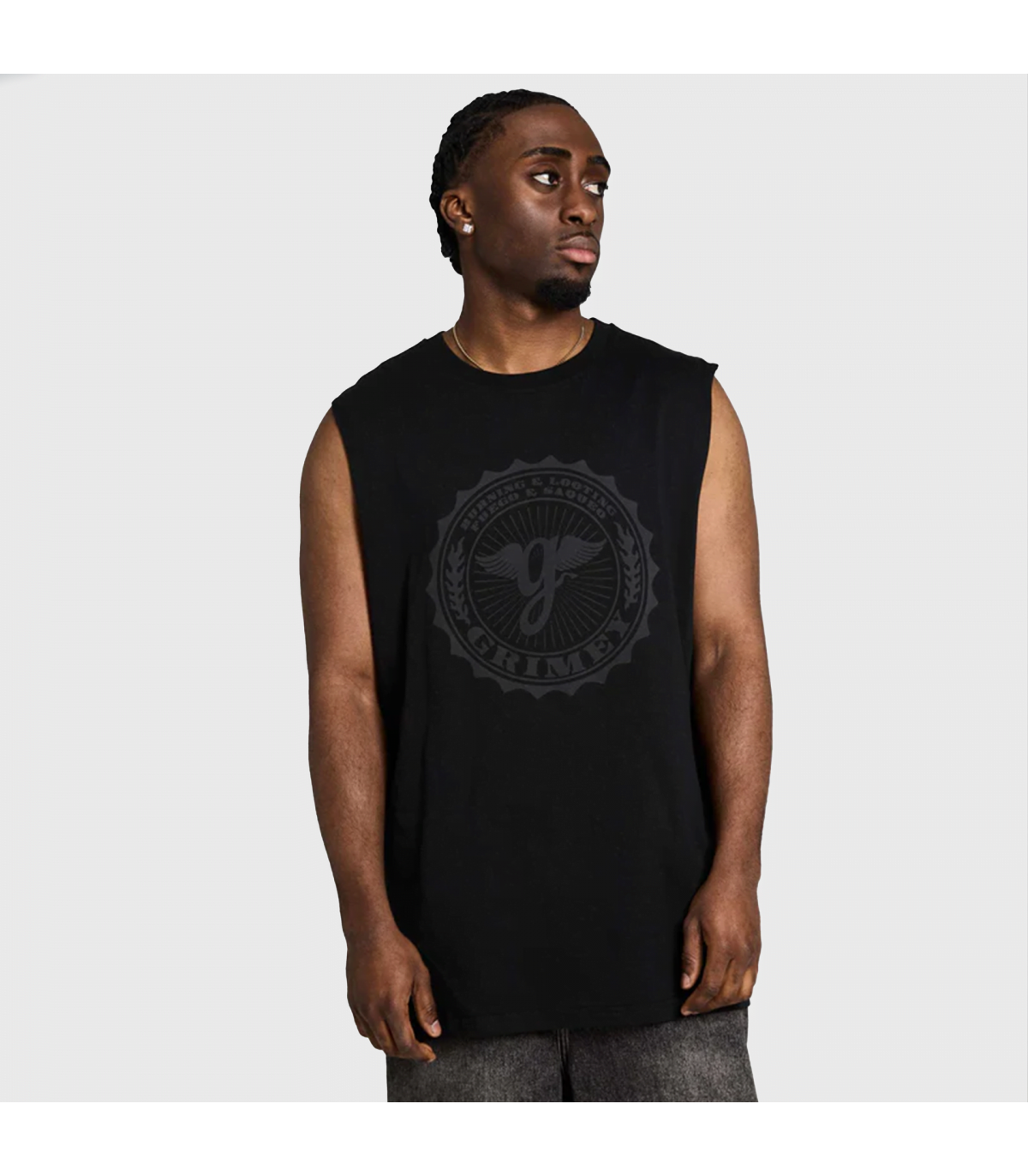 GRMY CHIEF WATCHER SLEEVELESS BOXY TEE