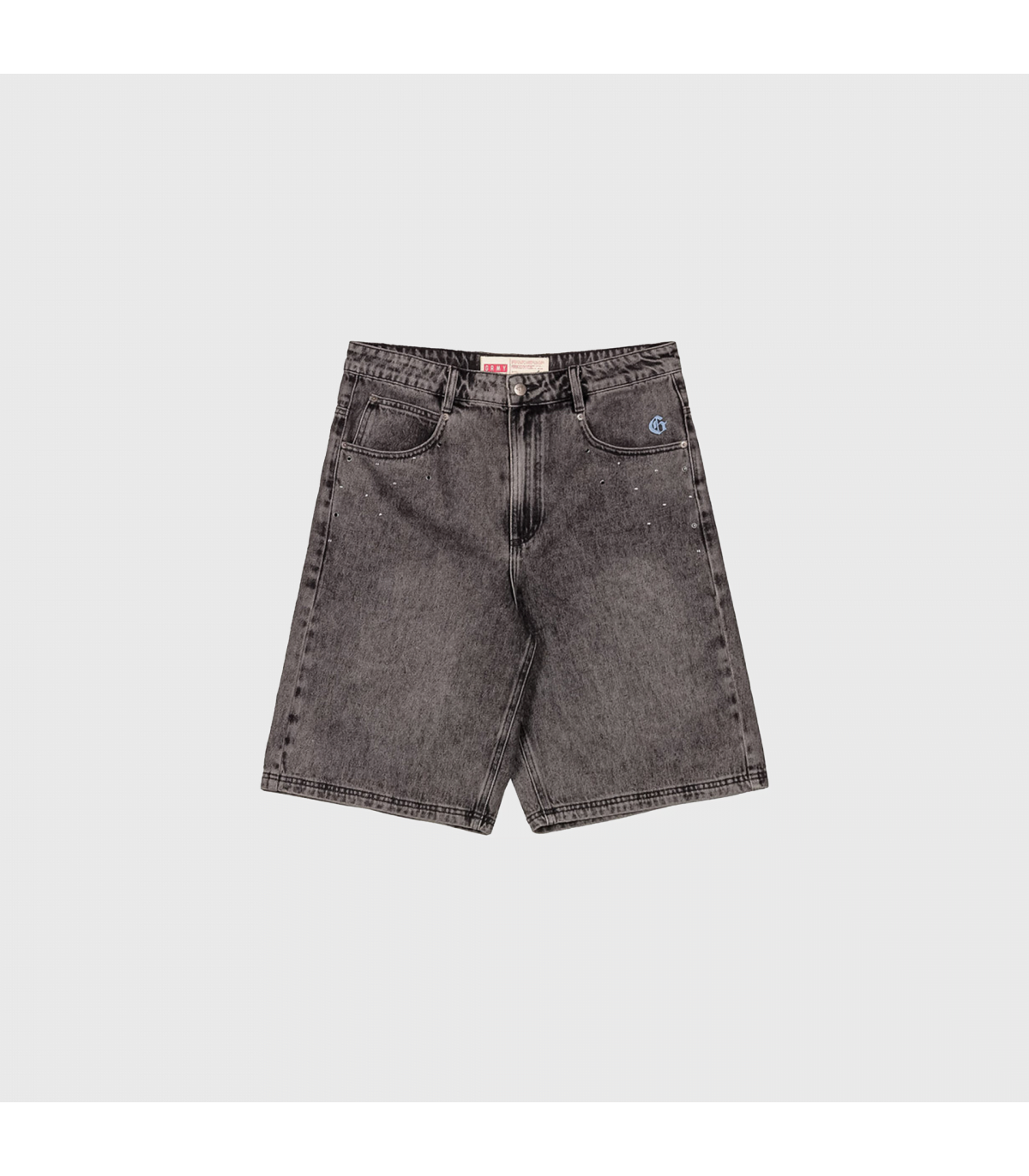 GRMY CHIEF WATCHER BAGGY DENIM SHORTS 