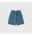 GRMY CONCREAT JUNGLE PLEATED DENIM SHORT