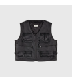 GRMY CONCREAT JUNGLE PU LEATHER VEST
