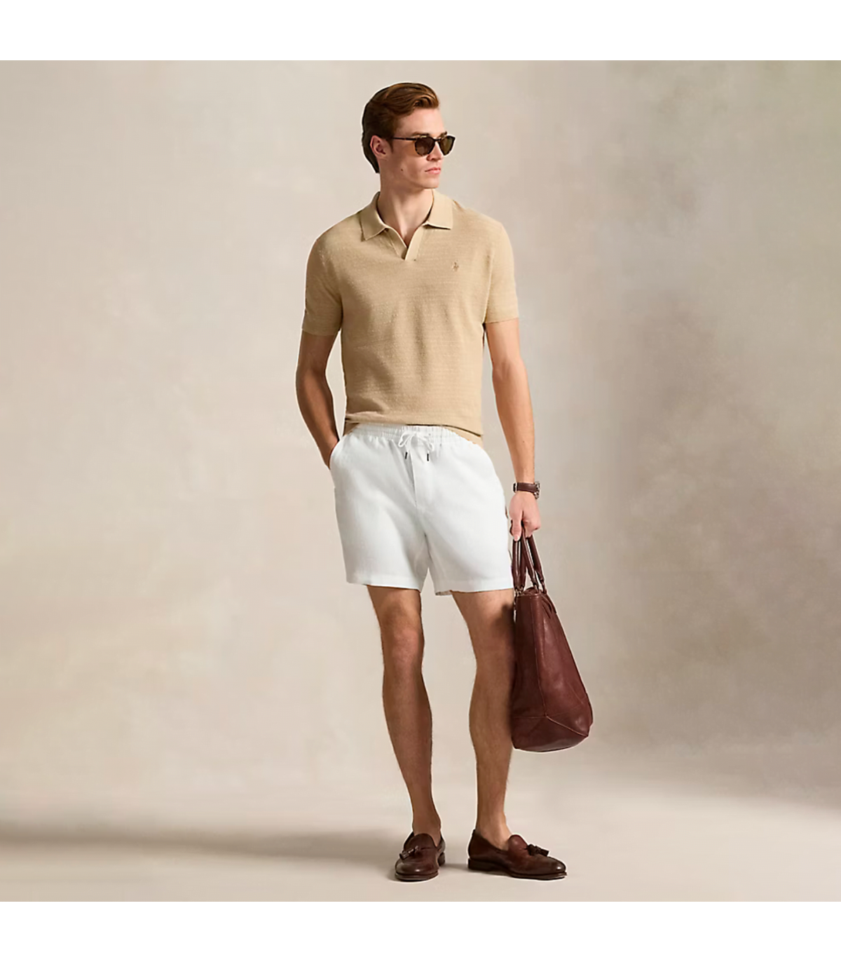 PRL LINEN SHORTS