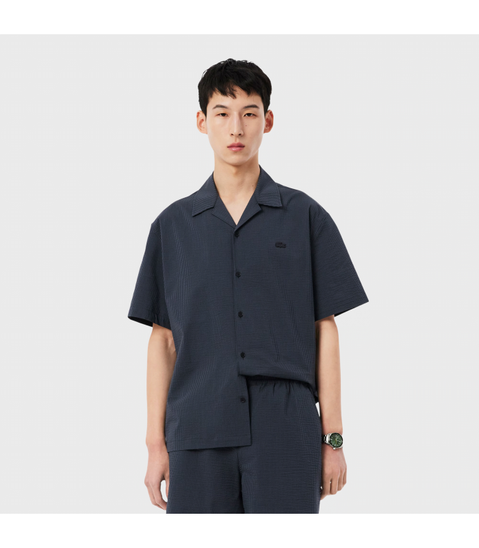 LACOSTE SEERSUCKER TEE