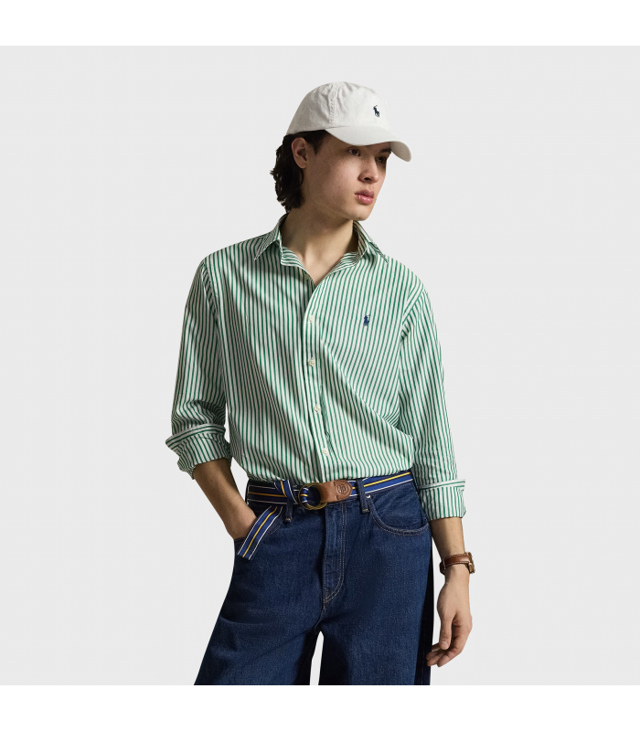 PRL WASHED BROADCLOTH WOVEN SHIRT