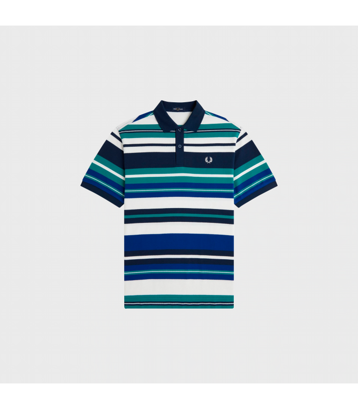 FP STRIPPED RELAXED POLO T-SHIRT