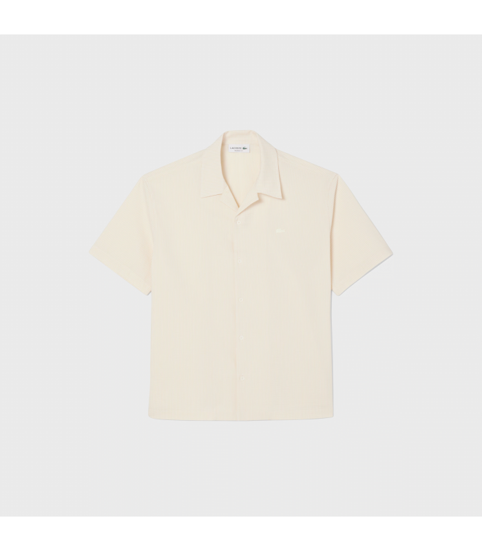 LACOSTE SEERSUCKER TEE