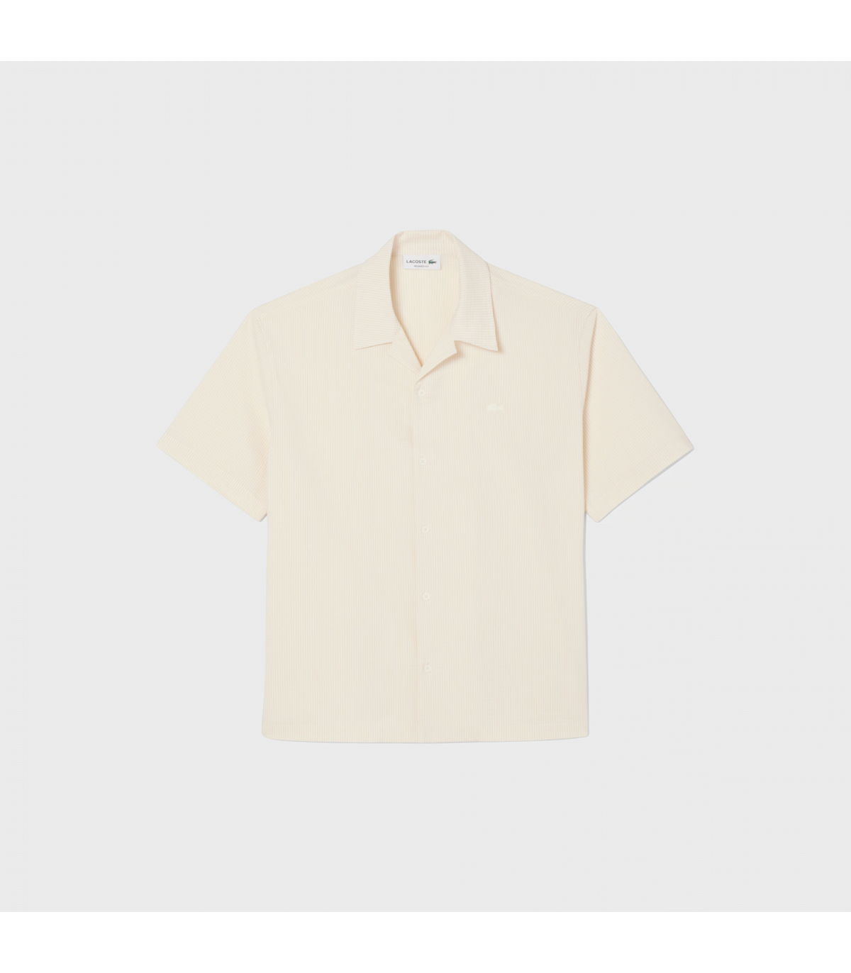LACOSTE SEERSUCKER TEE