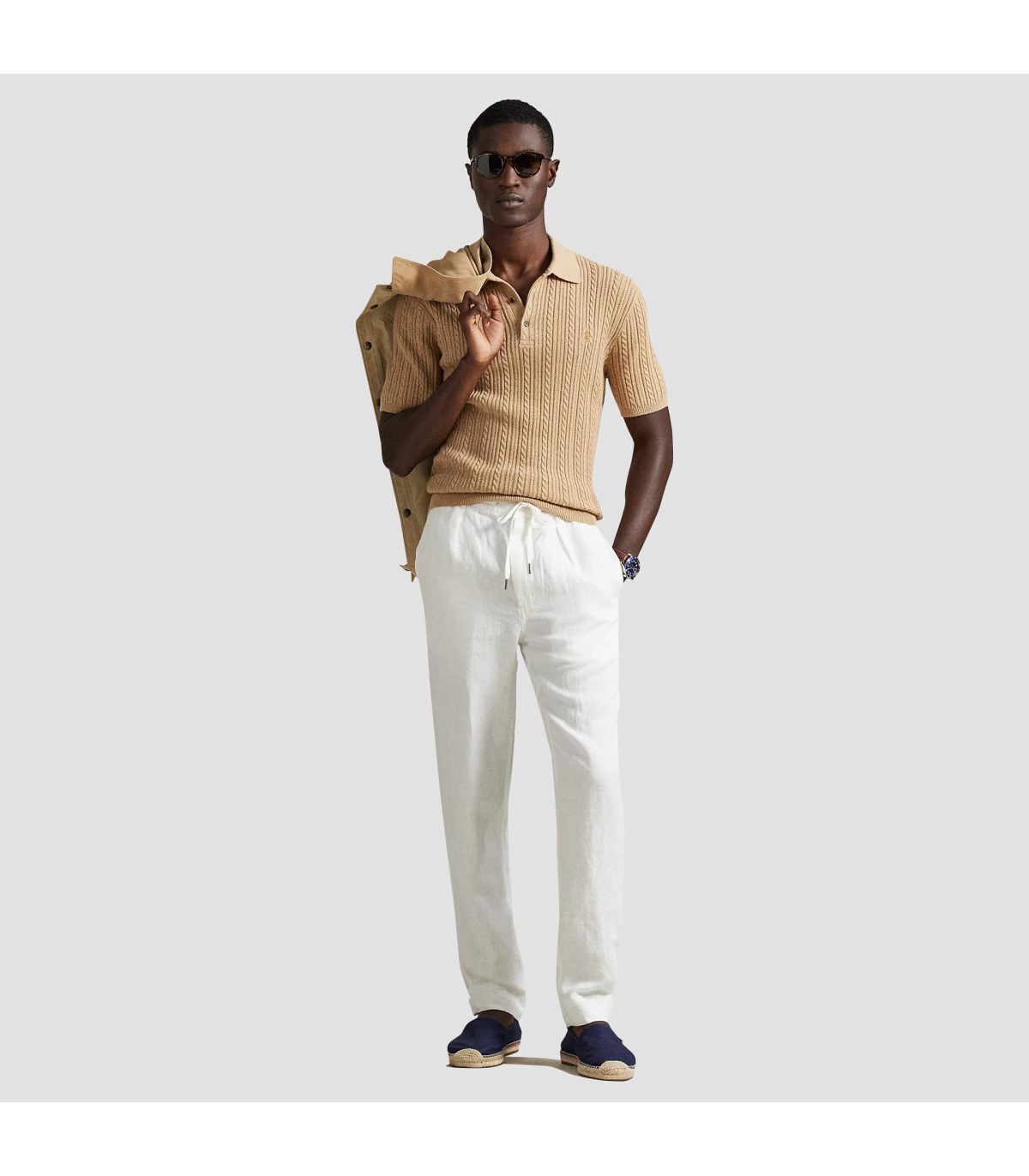 PRL LINEN ATHLETIC JOGGER