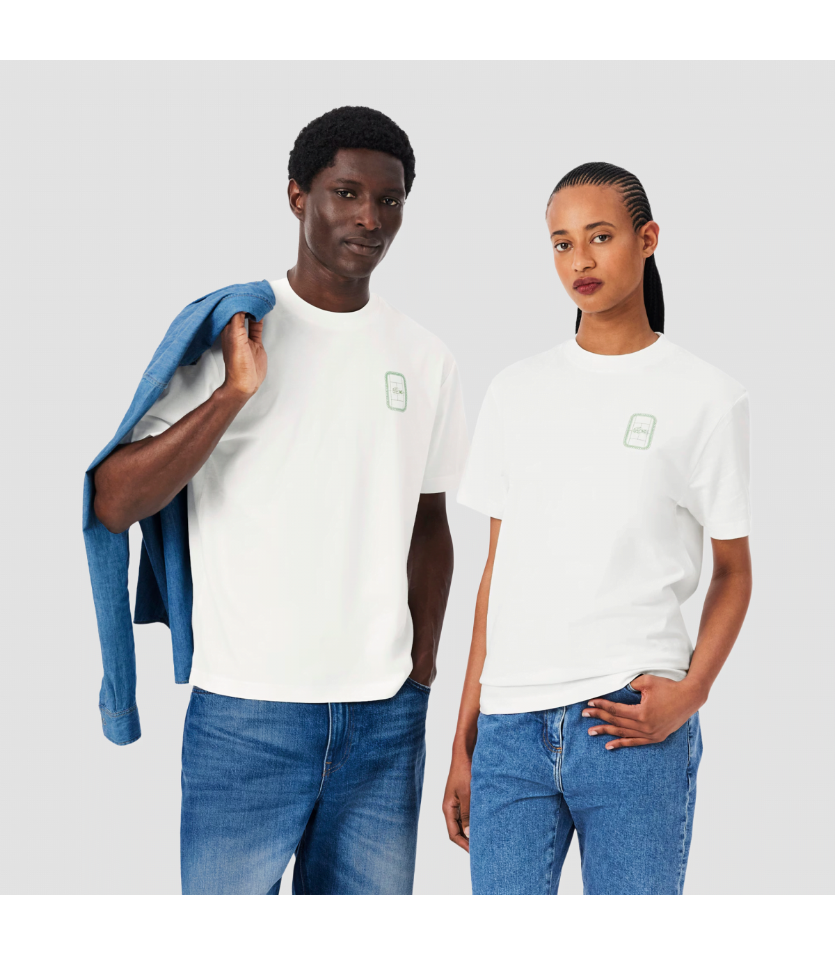 LACOSTE T-SHIRT COL ROND UNISEX