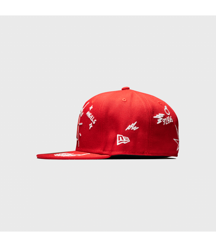 NEW ERA LA ANGELS SCRIBBLE 59FIFTY