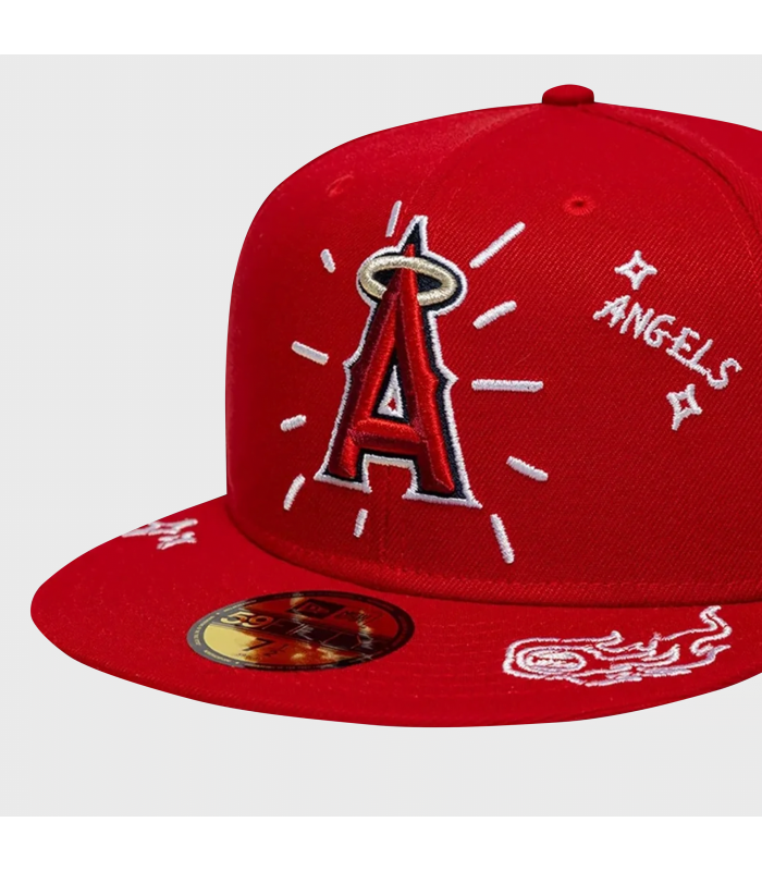 NEW ERA LA ANGELS SCRIBBLE 59FIFTY