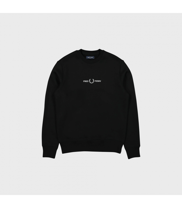 FRED PERRY EMBROIDORED SWEATSHIRT