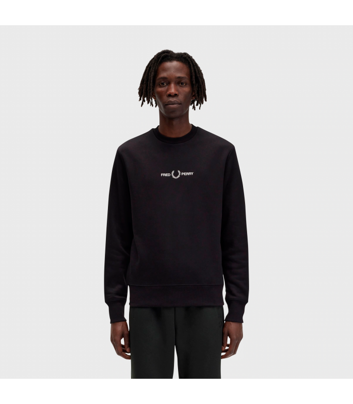 FRED PERRY EMBROIDORED SWEATSHIRT