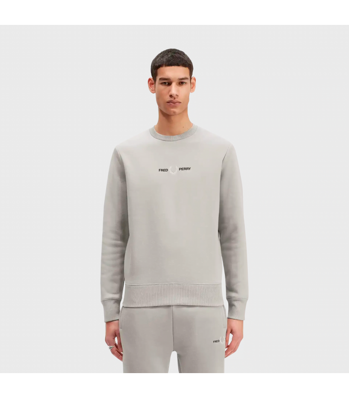 FRED PERRY EMBROIDORED SWEATSHIRT