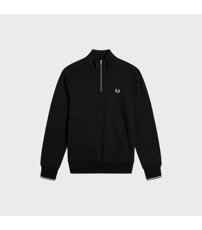 FRED PERRY HALF ZIP SWEATSHIRT