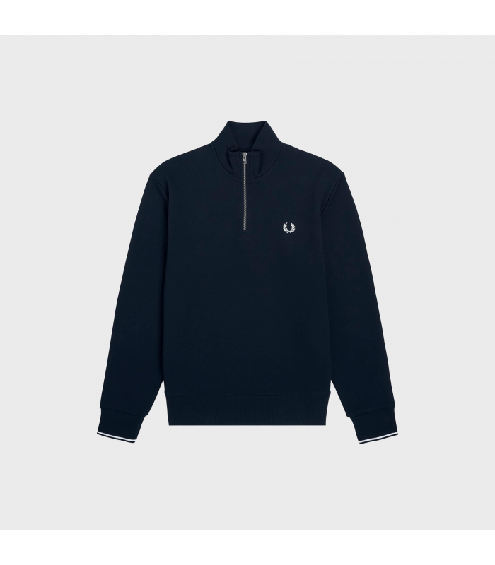FRED PERRY HALF ZIP SWEATSHIRT 