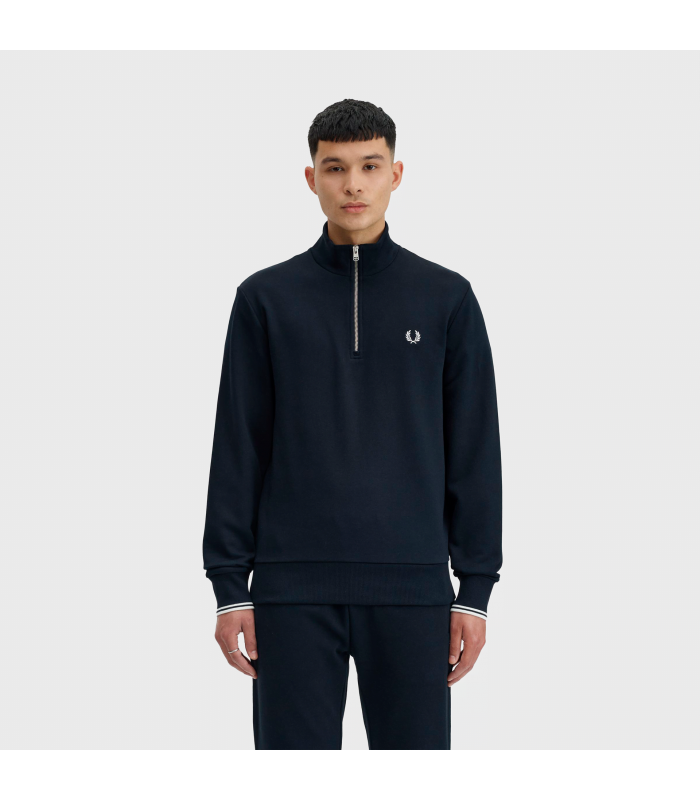 FRED PERRY HALF ZIP SWEATSHIRT 