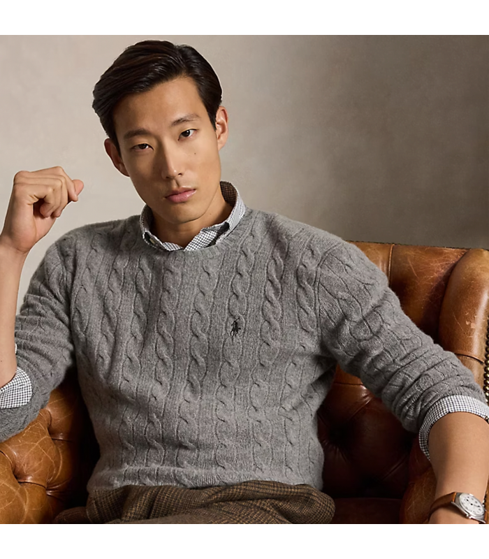 PRL SWEATSHIRT WOOL CASHMERE