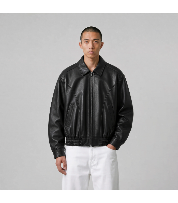 VERTERE MERCY FAUX LEATHER JACKET