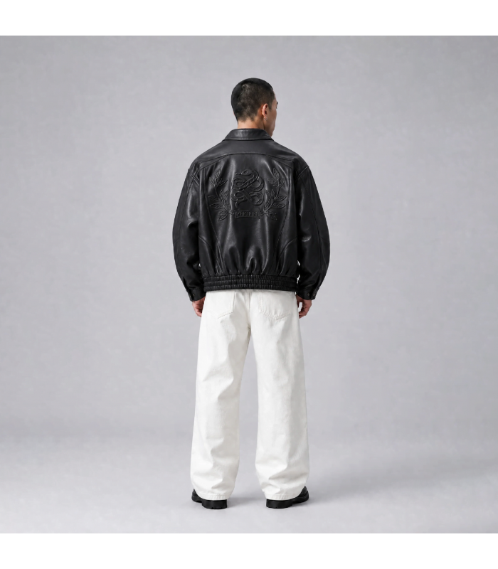 VERTERE MERCY FAUX LEATHER JACKET