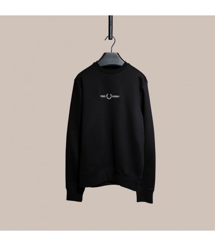 FRED PERRY EMBROIDORED SWEATSHIRT